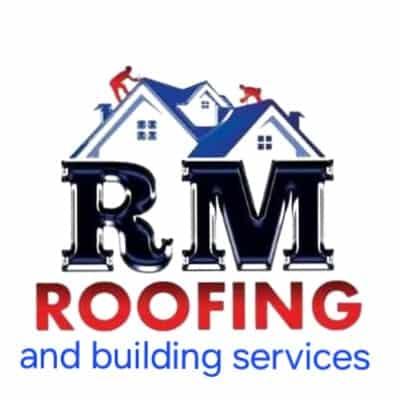 rm roofing & building services logo
